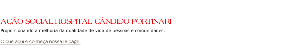 Projeto Social Hospital Cândido Portinari